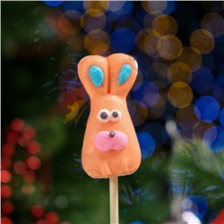 Карамель на палочке «Новогодний микс», кролик оранжевый, 22 г