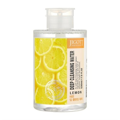 JIGOTT LEMON DEEP CLEANSING WATER Очищающая вода с экстрактом лимона