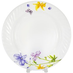 Набор из 6 тарелок Olaff «Цветы», d=22 см