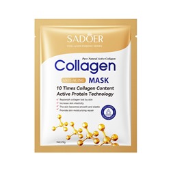 Омолаживающая маска для лица с коллагеном SADOER Collagen Anti-aging mask