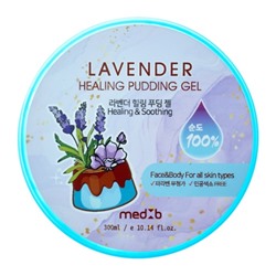 Восстанавливающий гель для тела с лавандой MEDB Lavender Healing Pudding Gel