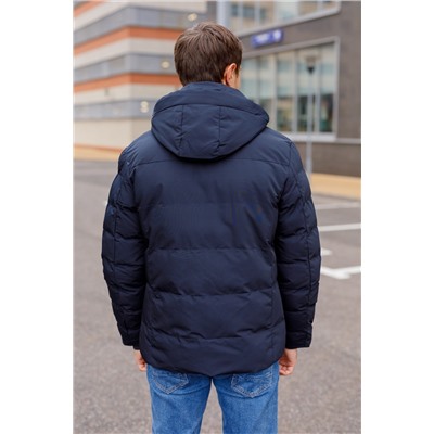 Мужская зимняя куртка 92201-2 темно-синяя