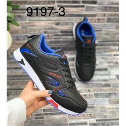 Мужские кроссовки 9197-3 черно-синие