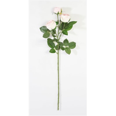 Ветка розы 3 цветка с латексным покрытием "Ла Перла"
