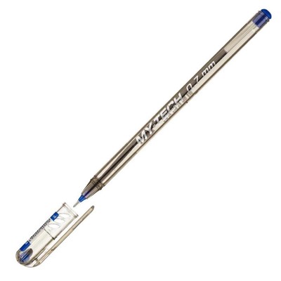 Ручка шариковая масляная Pensan "My-Tech", чернила синие, узел 0,7 мм, линия письма 0,35 мм