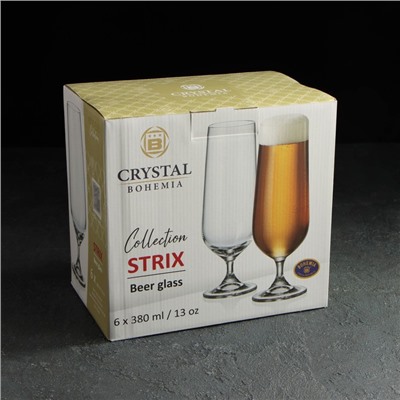 Набор бокалов для пива Strix, 380 мл, 6 шт