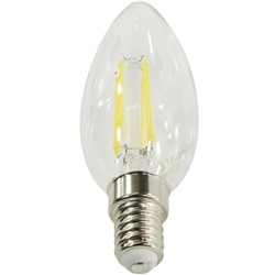 Лампа светодиодная Е14 5Вт 4000К FIL C37 (10/100) Smartbuy