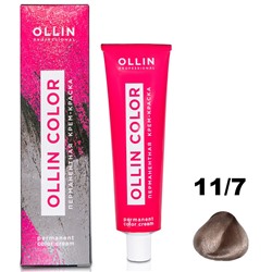 Перманентная крем-краска для волос  COLOR 11/7 Ollin 100 мл