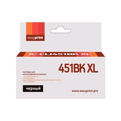 Картридж EasyPrint IC-CLI451BK XL (CLI-451BK XL/CLI 451BK/451BK/451) для Canon, черный
