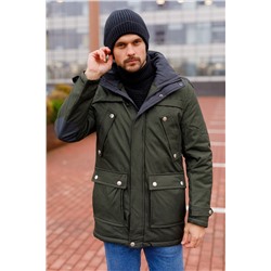 Мужская куртка 92509-6 темный хаки