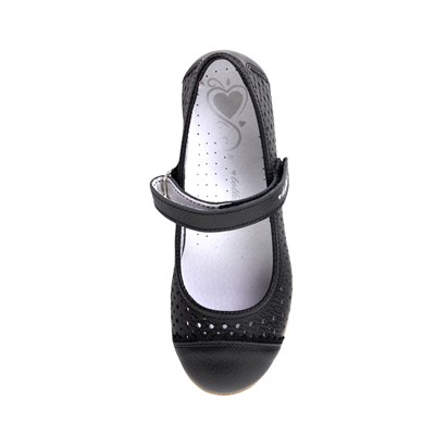 30000/2-КП-06 (черный) Туфли школьные ТОТТА оптом (нат. кожа), размеры 31-36