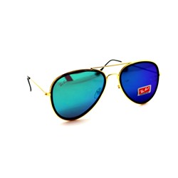 Распродажа солнцезащитные очки R 3026-1 золото сине-зеленый
