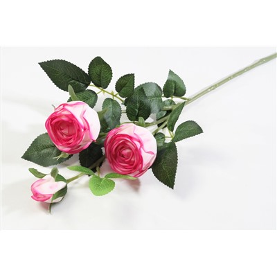 Ветка розы 3 цветка с латексным покрытием гибридная