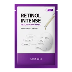 Интенсивная антивозрастная тканевая маска для лица с ретинолом SOME BY MI RETINOL INTENSE REACTIVATING MASK