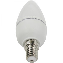 Лампа светодиодная Е14 7Вт 4000К (Диммер) C37 (10/100) Smartbuy