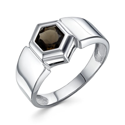 Серебряное кольцо с раух-топазом - 1343