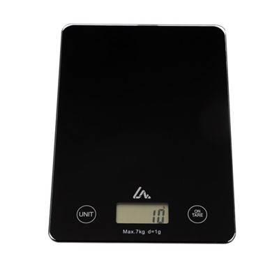 Весы кухонные Luazon LVK-702, электронные, до 7 кг, чёрные