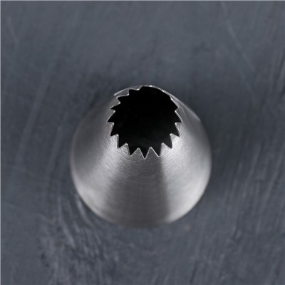 Насадка кондитерская «Французская звезда», d=3,4 см, выход 1,4 см, нержавеющая сталь