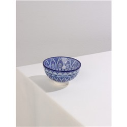 Миска керамическая Доляна «Мавлон», 130 мл, цвет синий