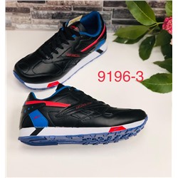 Мужские кроссовки 9196-3 черно-синие