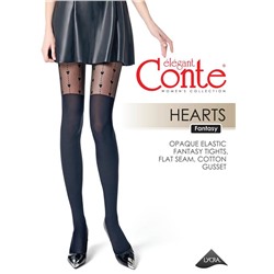 Фантазийные CONTE HEARTS Колготки с имитацией гольфинов