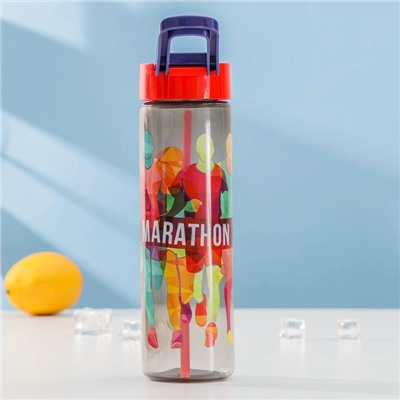 Бутылка для воды пластиковая «Марафон», 730 мл