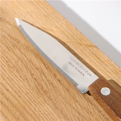 Нож кухонный TRAMONTINA Tradicional, для овощей, с микрозубцами, лезвие 7,5 см, цена за 2 шт