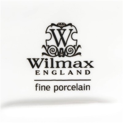 Блюдо фарфоровое Wilmax, 21,5×13,5 см, цвет белый