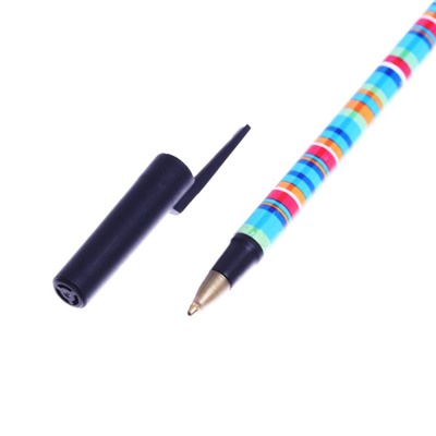 Ручка шариковая Calligrata, 0.5 мм, стержень синий, с рисунком, МИКС