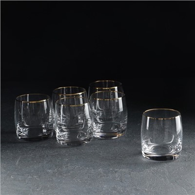 Набор стаканов для бренди «Идеал», 6 шт, 290 мл, хрустальное стекло