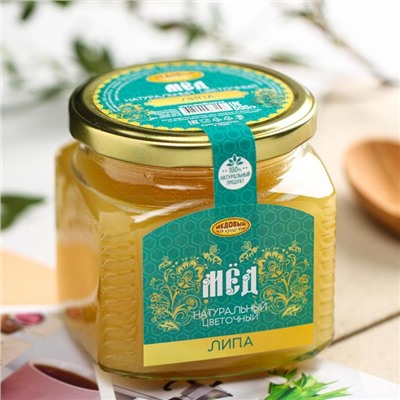 Мёд липовый, натуральный цветочный, 500 г