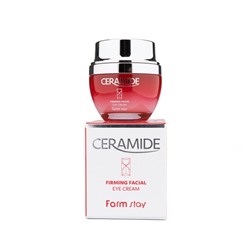 Укрепляющий крем для области вокруг глаз с керамидам FarmStay Ceramide Firming Facial Eye Cream