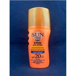 Sun Time крем для загара SPF 20 для чувствительной кожи 150 мл