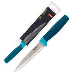 Нож нерж сталь лезвие 9 см 1,2 мм для овощей пласт ручка блистер MAL-04VEL Velutto Mallony  (1/72)