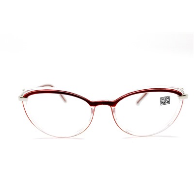 Готовые очки Tiger - 98004 красный прозрачный