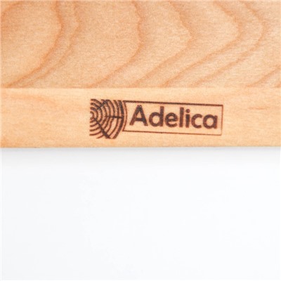 Блюдо для подачи на ножках Adelica «Евразия», для суши и роллов, 35×15×1,8 см, массив берёзы