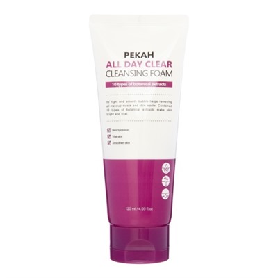 PEKAH All Day Clear Cleansing Foam Очищающая пенка для умывания 120мл