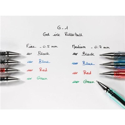Ручка гелевая Pilot G1, узел 0.5 мм, чернила синие, эргономичный держатель, мягкое письмо