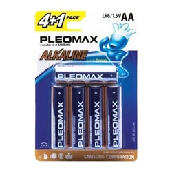 [28967] Элементы питания Samsung Pleomax LR06 BL-4+1 (50/500)