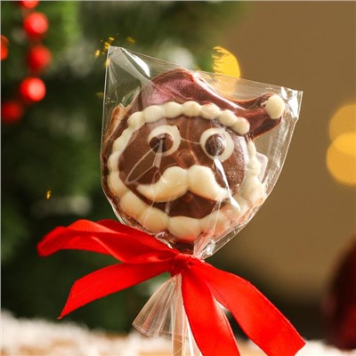 Шоколад фигурный на палочке "Дед Мороз", 30 г