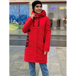 Женская зимняя куртка 2033 красная